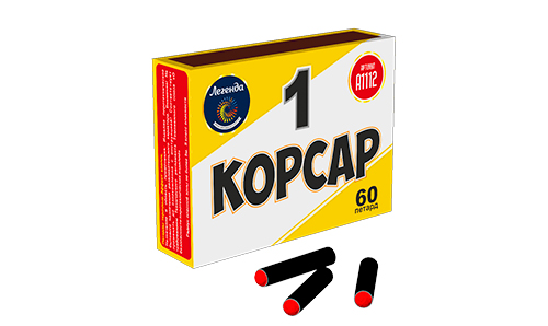  Петарды Корсар 1 в пленке  в Калининградской области